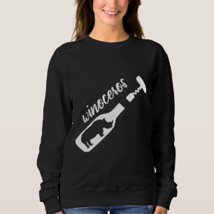 Sudadera Wine Rhino Winoceros