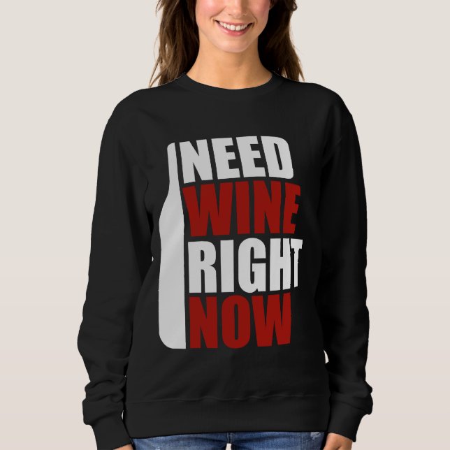 Sudadera Wine Saying 46 (Anverso)
