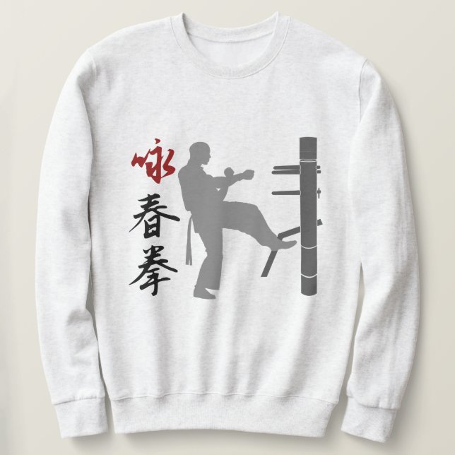 Sudadera Wing Chun Kung Fu (Anverso del diseño)
