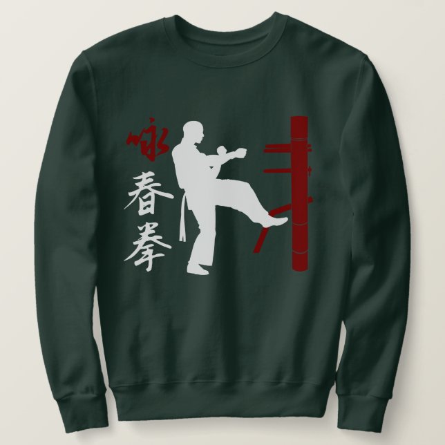 Sudadera Wing Chun Kung Fu Sweatshirt (Anverso del diseño)