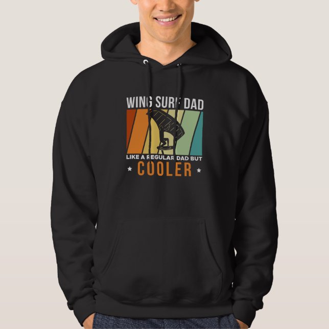 Sudadera Wing Surf Dad Like A Regular Dad But Cooler Father (Anverso)