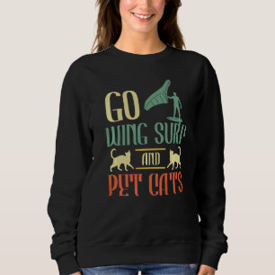 Sudadera Wing Surf Y Mascota Gatos Wingsurf Wing Relieve me