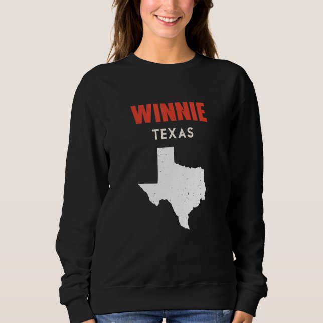Sudadera Winnie Texas USA State America Travel Texas (Anverso)