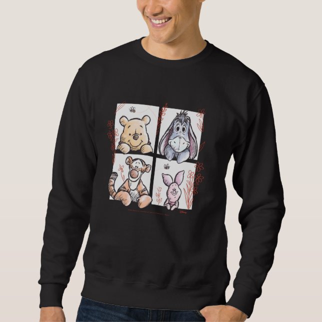 Sudadera Winnie the Pooh - Pooh Eeyore Tigger And Piglet (Anverso)