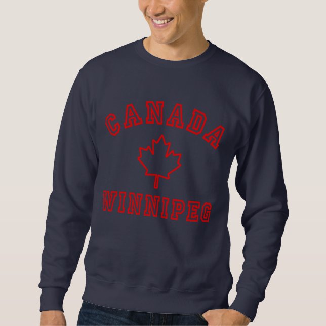 Sudadera Winnipeg Canada (Anverso)