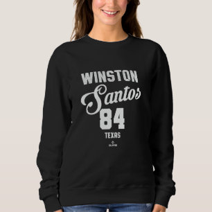 Sudadera Winston Santos 84 Texas Baseball Vintage MLBPA