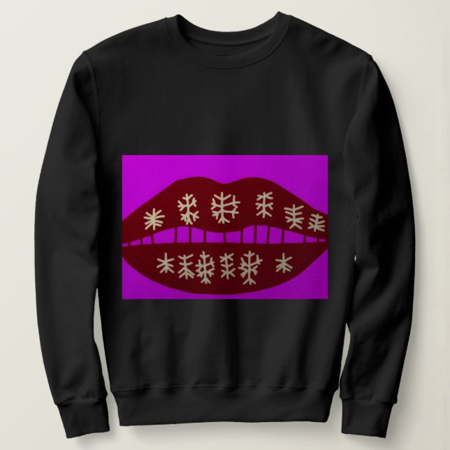 Sudadera Winter Holiday Smile Sweatshirt (Anverso del diseño)