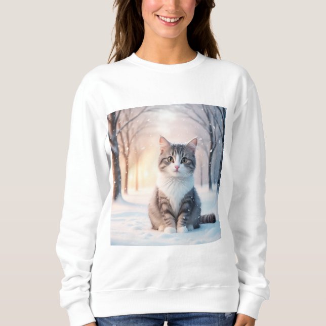 Sudadera Winter Wonderland Kitty (Anverso)