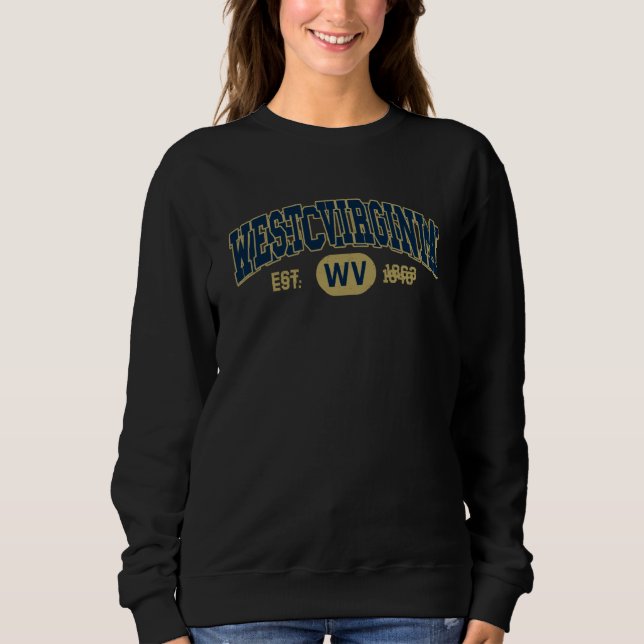 Sudadera Wisconsin Classic Collegiate Varsity Style COZY (Anverso)