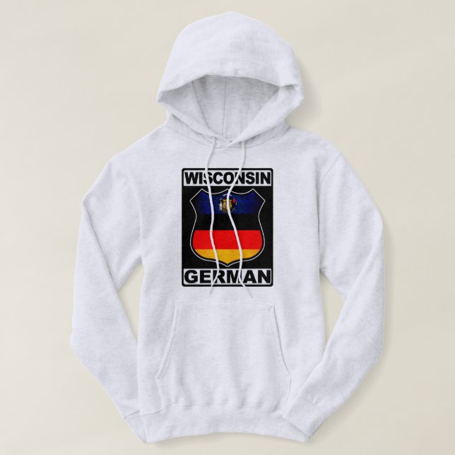 Sudadera Wisconsin German American (Diseño del anverso)