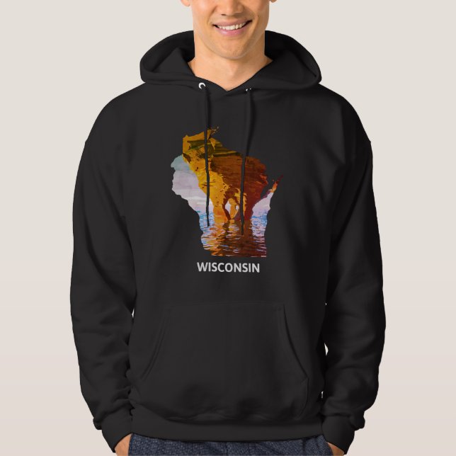 Sudadera Wisconsin Hoodie (Anverso)