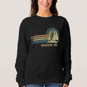 Sudadera Wisconsin Madison Vintage