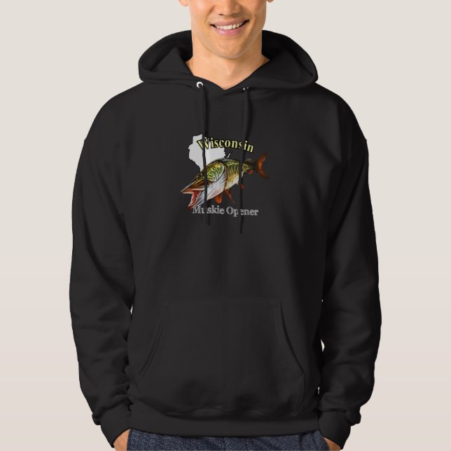 Sudadera Wisconsin Muskie Opener (Anverso)