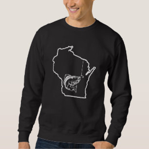 Sudadera Wisconsin Walleye Pesca Walleye Fish Guay Fisher