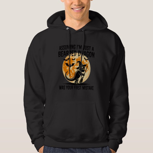 Sudadera Witchy Beardie Halloween Moon (Anverso)