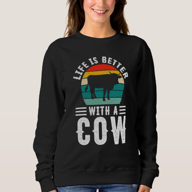 Sudadera With A Cow (Anverso)