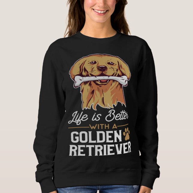 Sudadera With A Golden Retriever Golden Lab Owner 1 (Anverso)