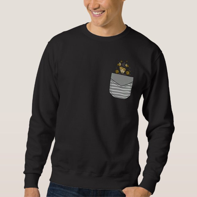 Sudadera Wizard Cat In Pocket (Anverso)