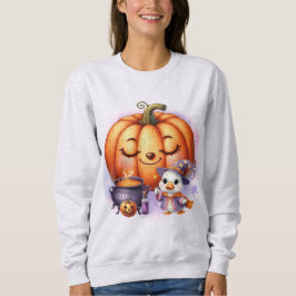 Sudadera Wizard Goose Halloween Jack O Lantern Cute Bird