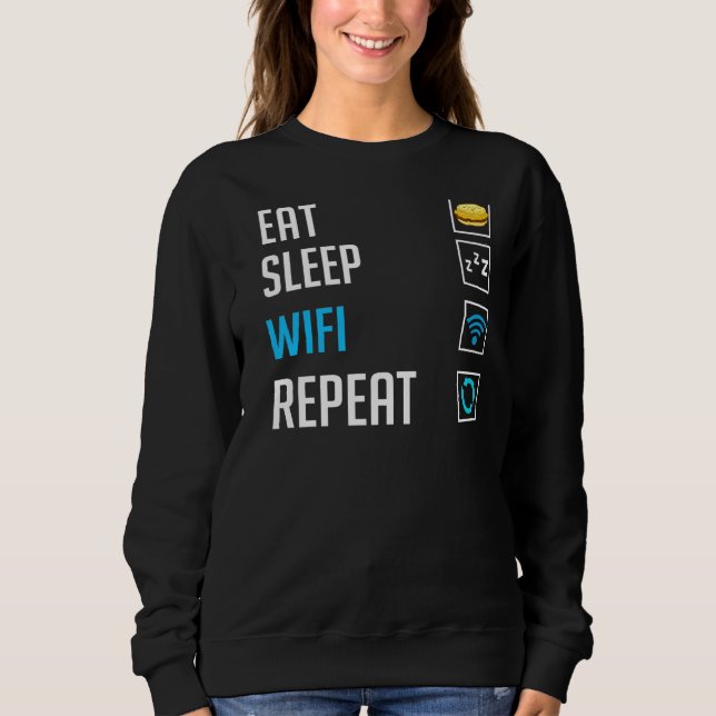 Sudadera Wlan de Internet de enrutador Wifi cita contraseña (Anverso)