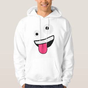 Sudadera Wld Silly Crazy Eyes Zany Face Emojis Hallo