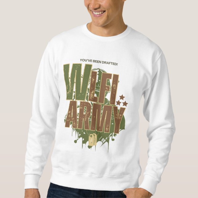 Sudadera WLFI Army Wealth Warrior Camo (Anverso)