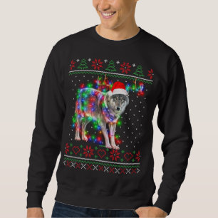 Sudadera Wolf Animal Ugly Sweet Navidades Puppy Animal Lo