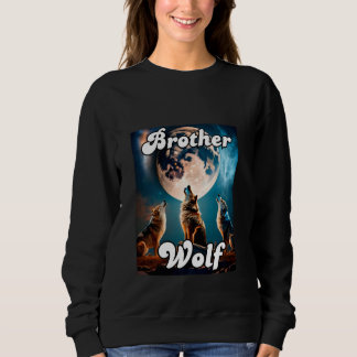 Sudadera Wolf Brother Mating Tribe Wolves Camping Pack Mo