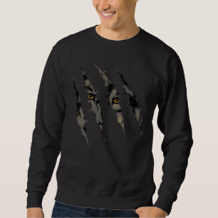 Sudadera Wolf Claw Rastrear animales del bosque Wolves
