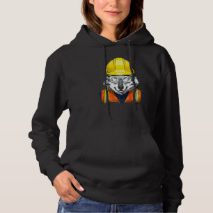 Sudadera Wolf Construction Worker Wildlife Wolf Forest Anim