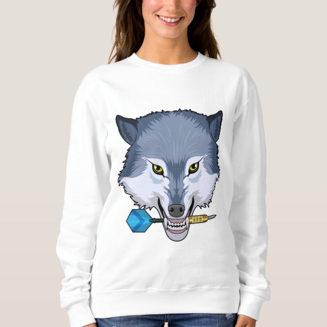 Sudadera Wolf en Darts con Dart (Anverso)