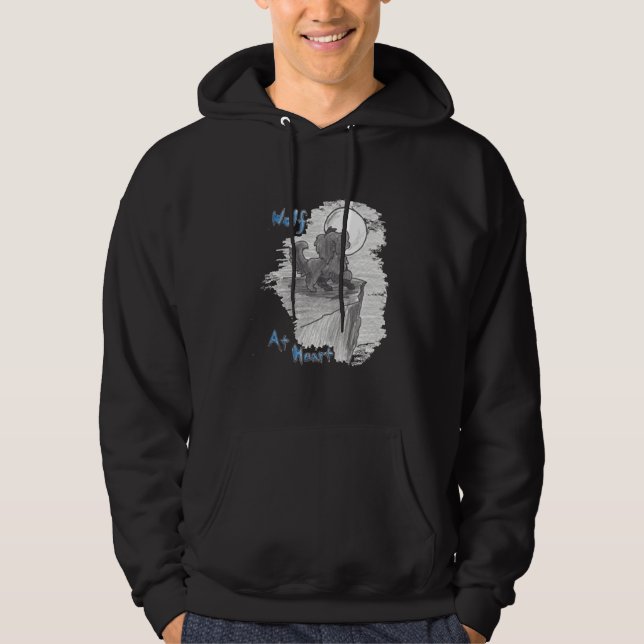 Sudadera Wolf En El Corazón (Anverso)