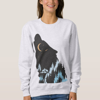 Sudadera Wolf Fantasy Women Sweatshirt básico