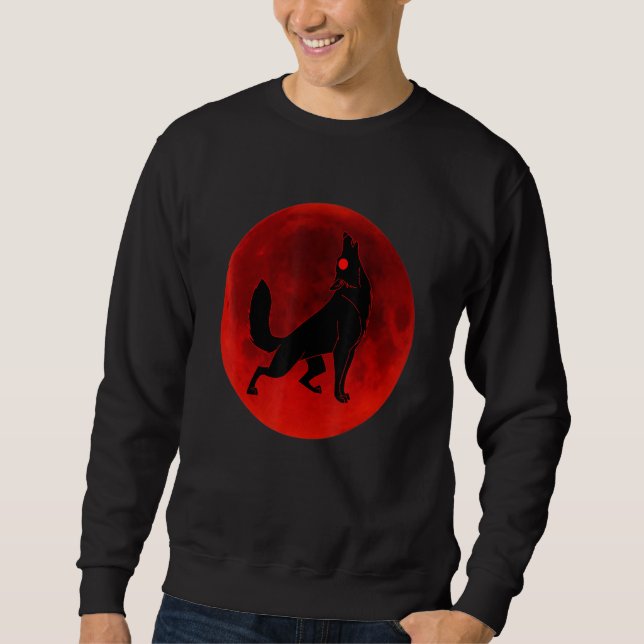 Sudadera Wolf  For Men Wolf  Wolf  Women Wolf Moon (Anverso)