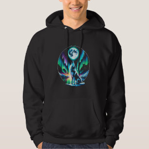 Sudadera Wolf Forest Moon Vintage Cosmic Howf Lover