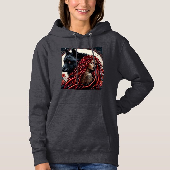 Sudadera Wolf Goddess (Anverso)