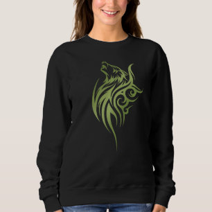 Sudadera Wolf Love Wolves Tribal Tattoo Wolf 1