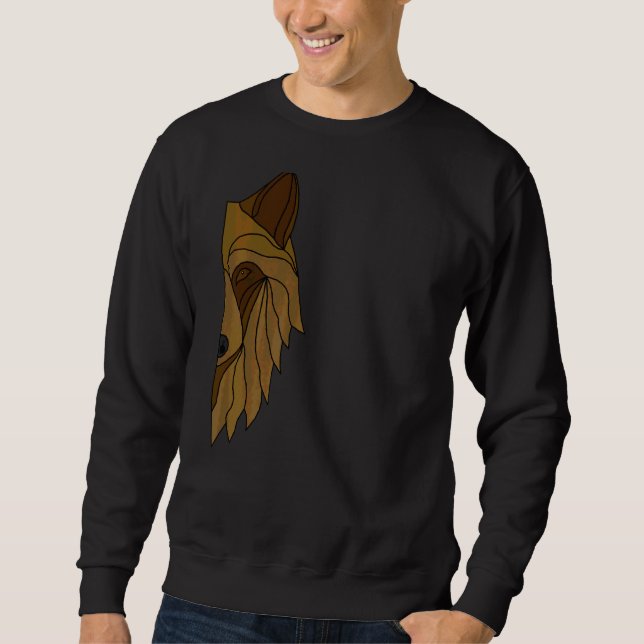 Sudadera Wolf Motif Predator Face Wolfs 2 (Anverso)