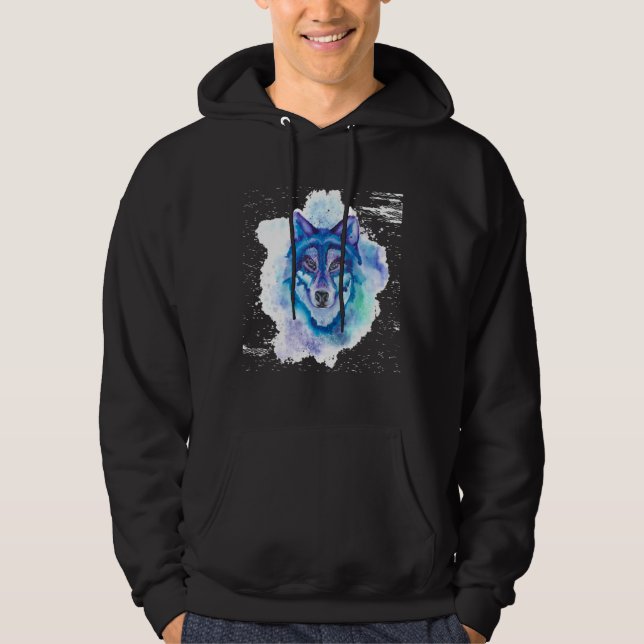 Sudadera Wolf Splash Wolf (Anverso)