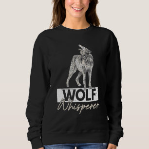 Sudadera Wolf Whisperer Por Un Lobo