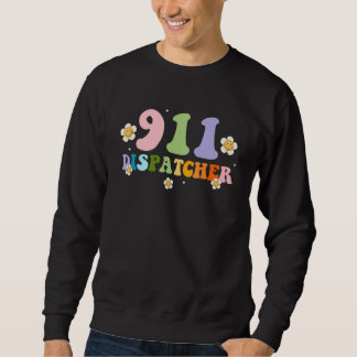 Sudadera Woman 911 Dispatcher Emergency Dispatcher Retro Gr