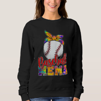 Sudadera Woman Family Baseball Mema Tie Dye Softball Game D