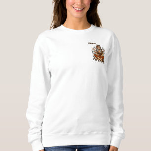 Sudadera Woman reading silently – Bohemian floral design wi
