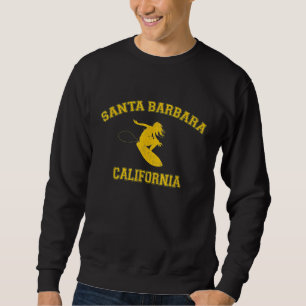 Sudadera Woman Surfi estilo Colegio Santa Barbara Californi
