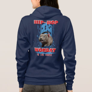 Sudadera Wombat de Hip Hop Música Divertida Animal