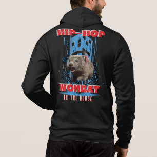 Sudadera Wombat de Hip Hop Música Divertida Animal