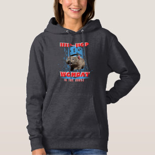 Sudadera Wombat de Hip Hop Música Divertida Animal