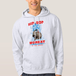Sudadera Wombat de Hip Hop Música Divertida Animal