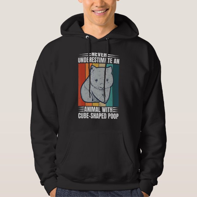 Sudadera Wombat Marsupial Para Un Nerd Wombat (Anverso)
