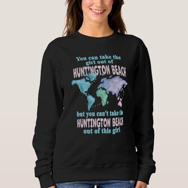 Sudadera Women from Huntington Beach  Girl From Huntington  (Anverso)